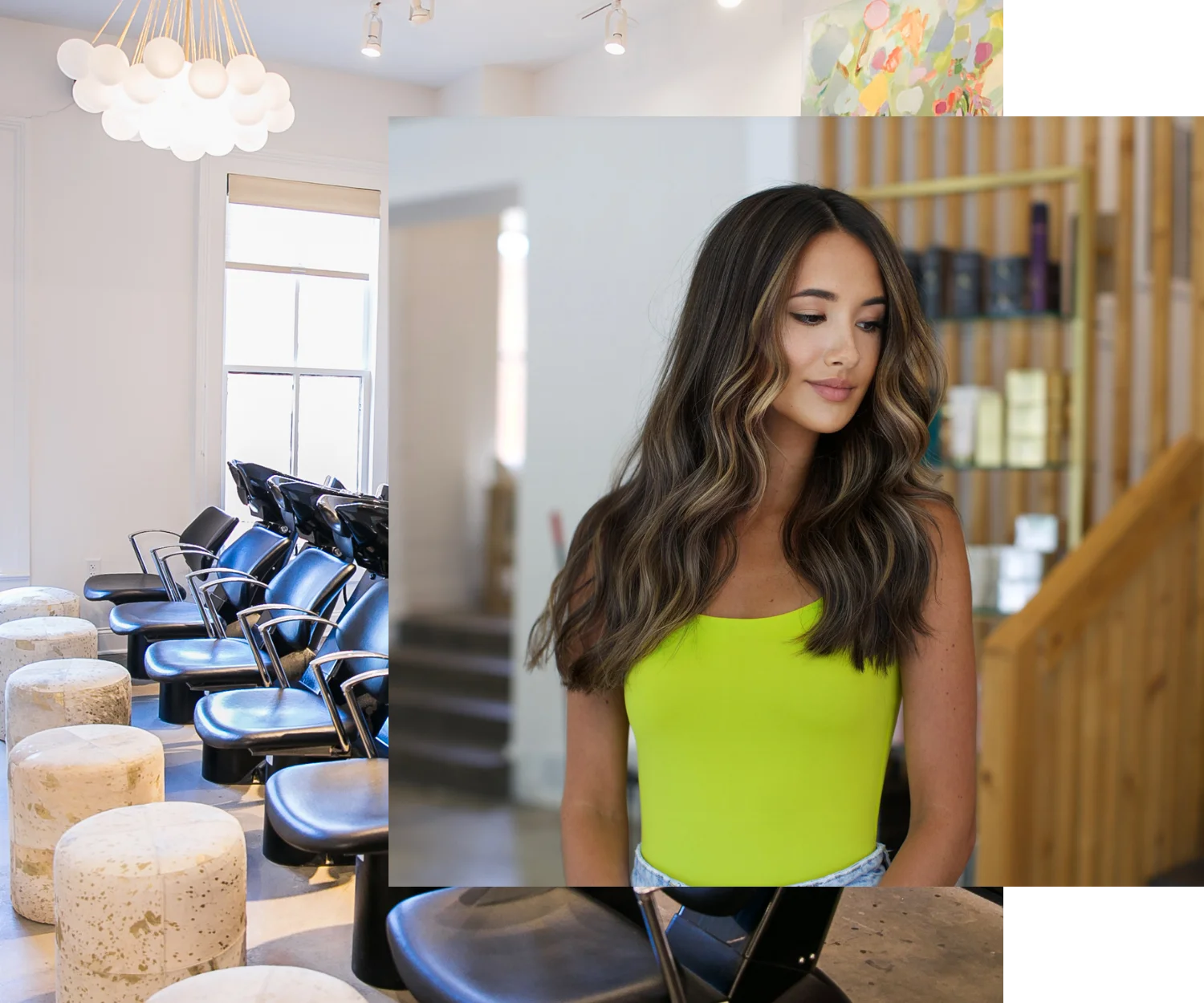 Modern color service at Tribe Hair Company