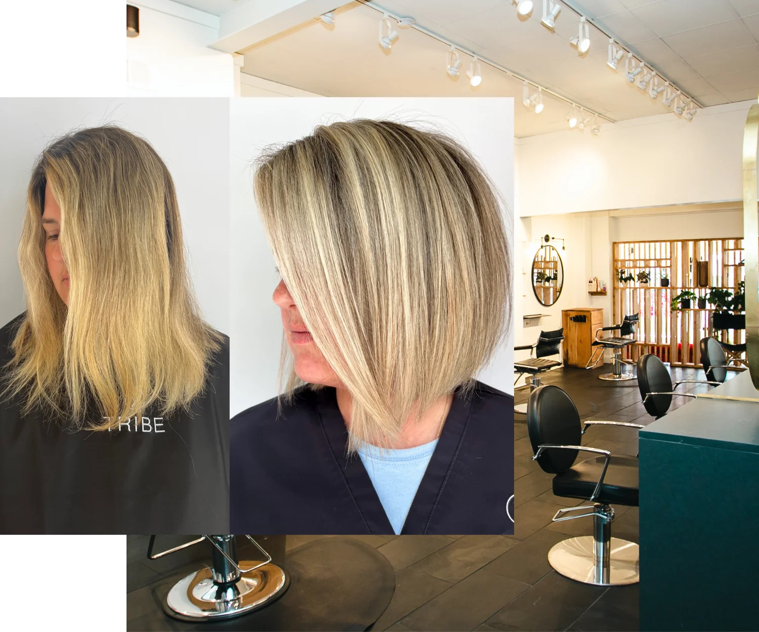 Haircut and styling at Tribe Hair Company
